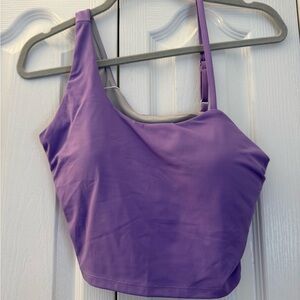 NWT HALARA Lavender Asymmetrical Tank Top